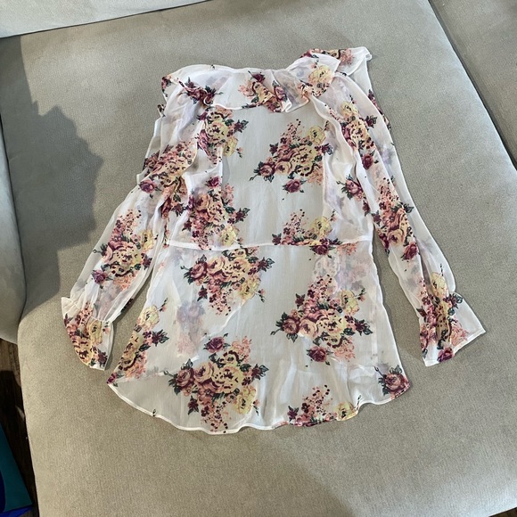 Sheer Floral Cover Up - Picture 5 of 5